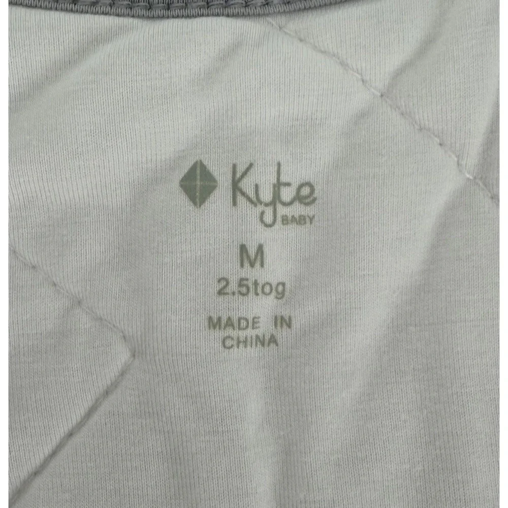 Kyte Baby Sleep Bag Sleepsack Size M 2.5 TOG Gray Bamboo Wearable Blanket